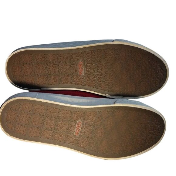 Toas EZ Soul Red Canvas Slip On Mule Sneakers Size 9 - Picture 5 of 16